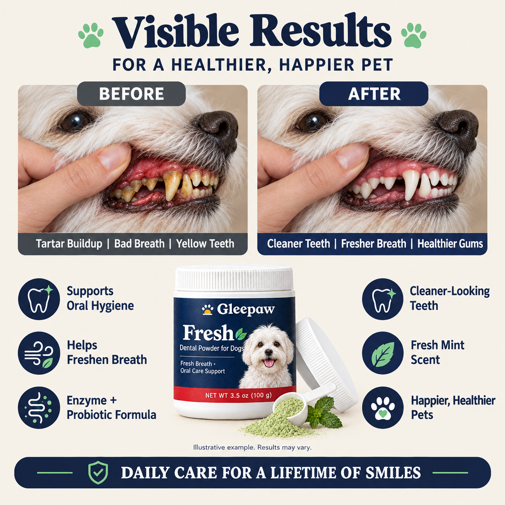 Gleepaw Fresh for Dogs | Oral dietary supplement for dogs