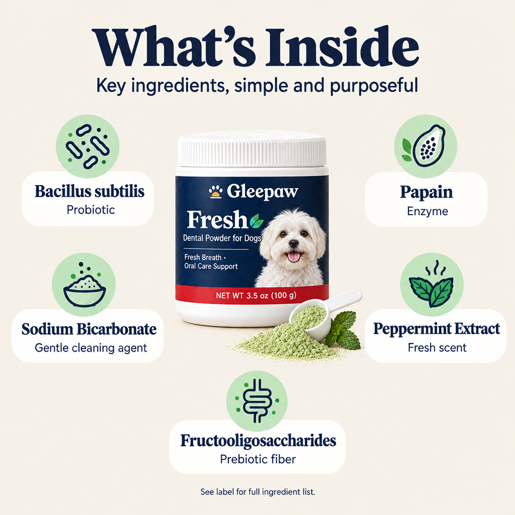 Gleepaw Fresh for Dogs | Oral dietary supplement for dogs